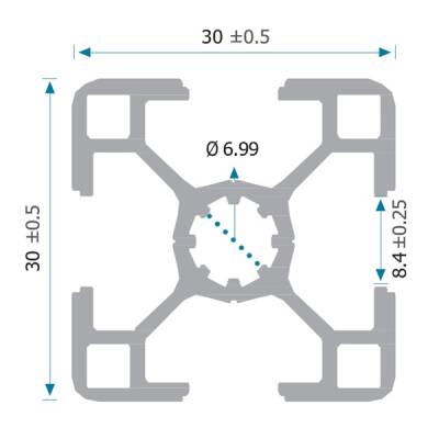 30x30 Hafif Seri Sigma Profil - Sigma Profil (1)