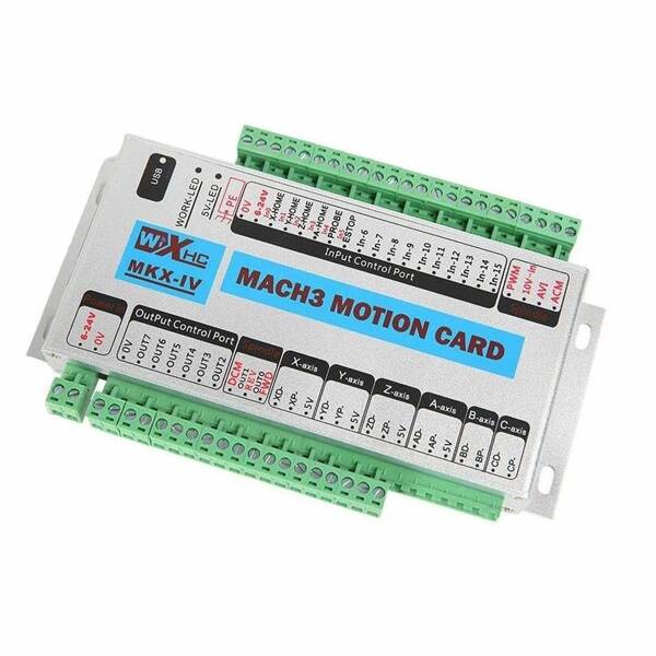 4 Eksen USB Mach3 Kontrol Kartı - XHC - 1