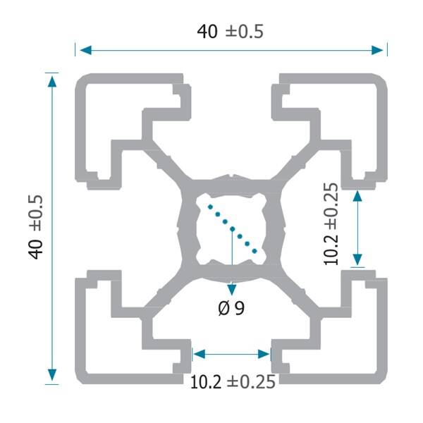 40x40 Hafif Seri Sigma Profil - 2