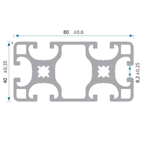 40x80 Ağır Seri Sigma Profil - 2