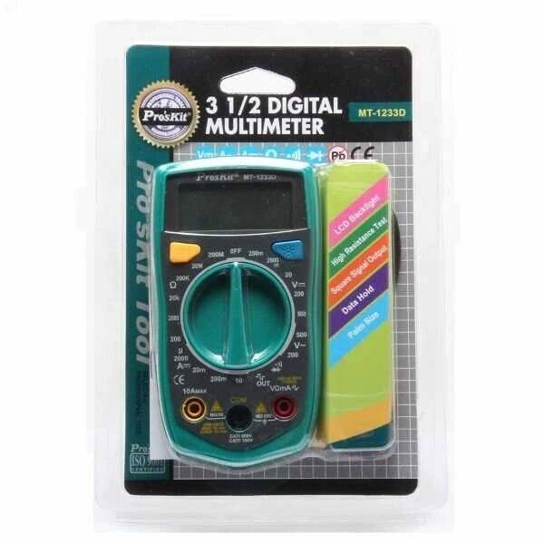 PROSKIT Dijital Multimetre - MT-1233D - 2
